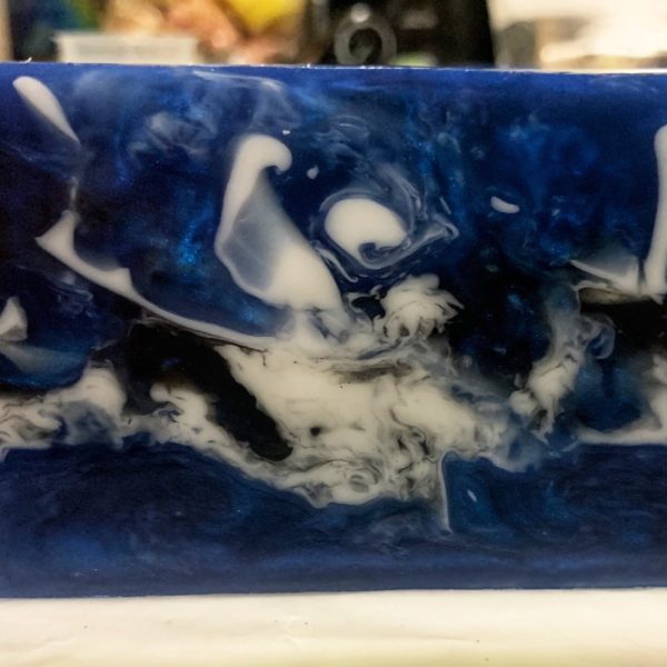 Blue on Black Soap